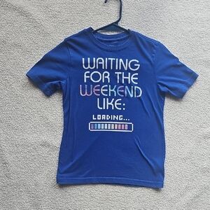 Wonder Nation Blue Weekend Graphic Tee